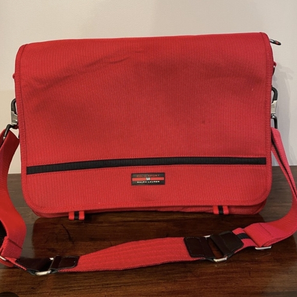 Vintage Polo Sport Ralph Lauren Canvas Messanger Bag - Picture 1 of 4